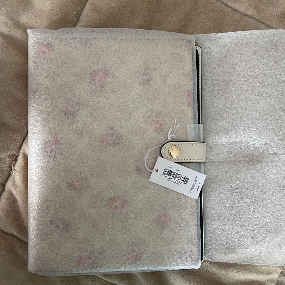 COACH Notebook with Pink Floral Print - Picture 7 of 7